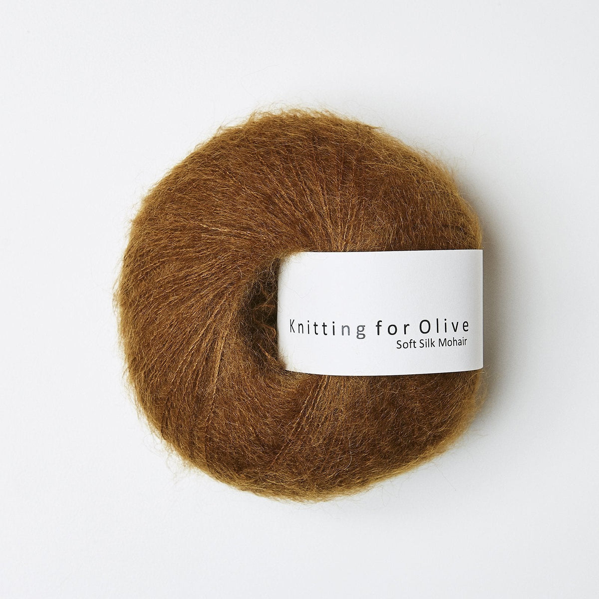 Ocher Brown / Okkerbrun - Soft Silk Mohair