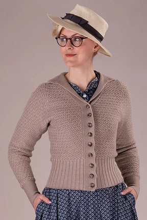 The Neat Knit Jacket. Sand melange