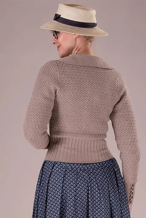 The Neat Knit Jacket. Sand melange