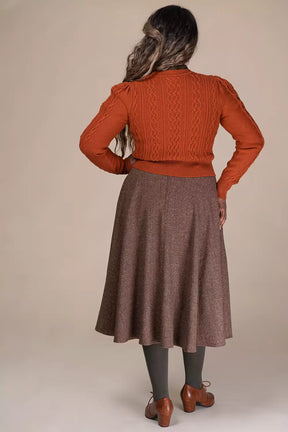 The Ice Breaker Cardigan - Rust