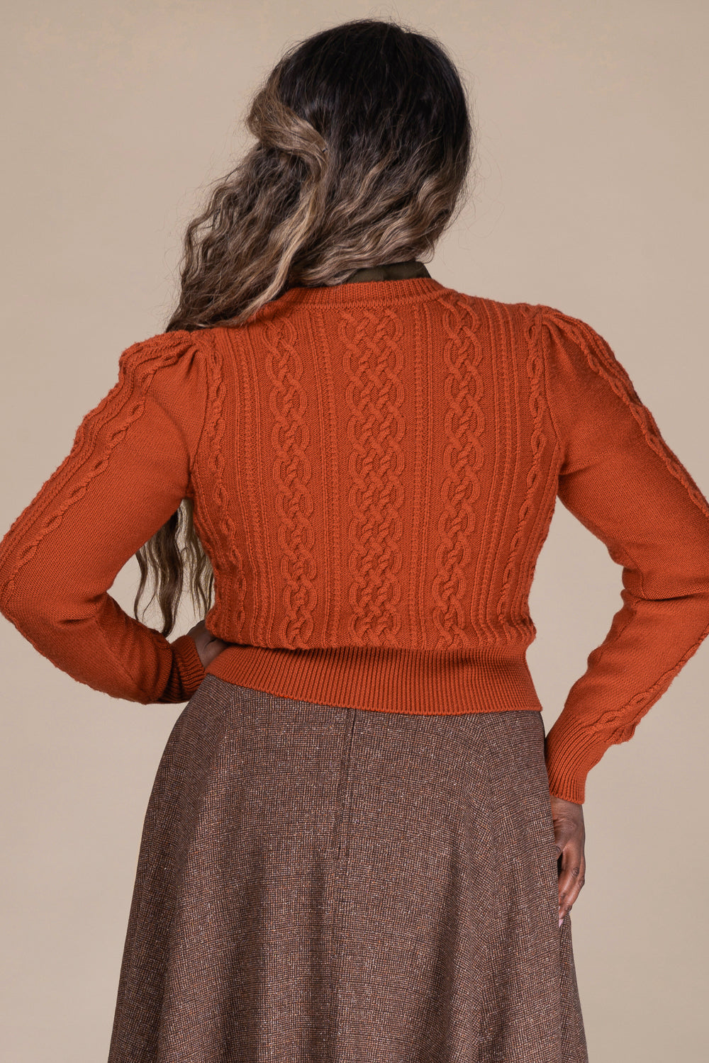 The Ice Breaker Cardigan - Rust