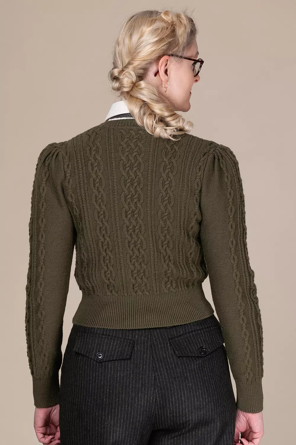 The Ice Breaker Cardigan - Forest green