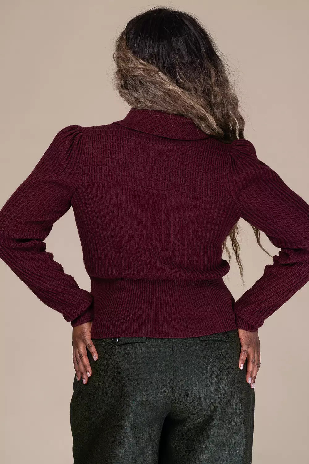 The Notable Knit Jacket - Plum