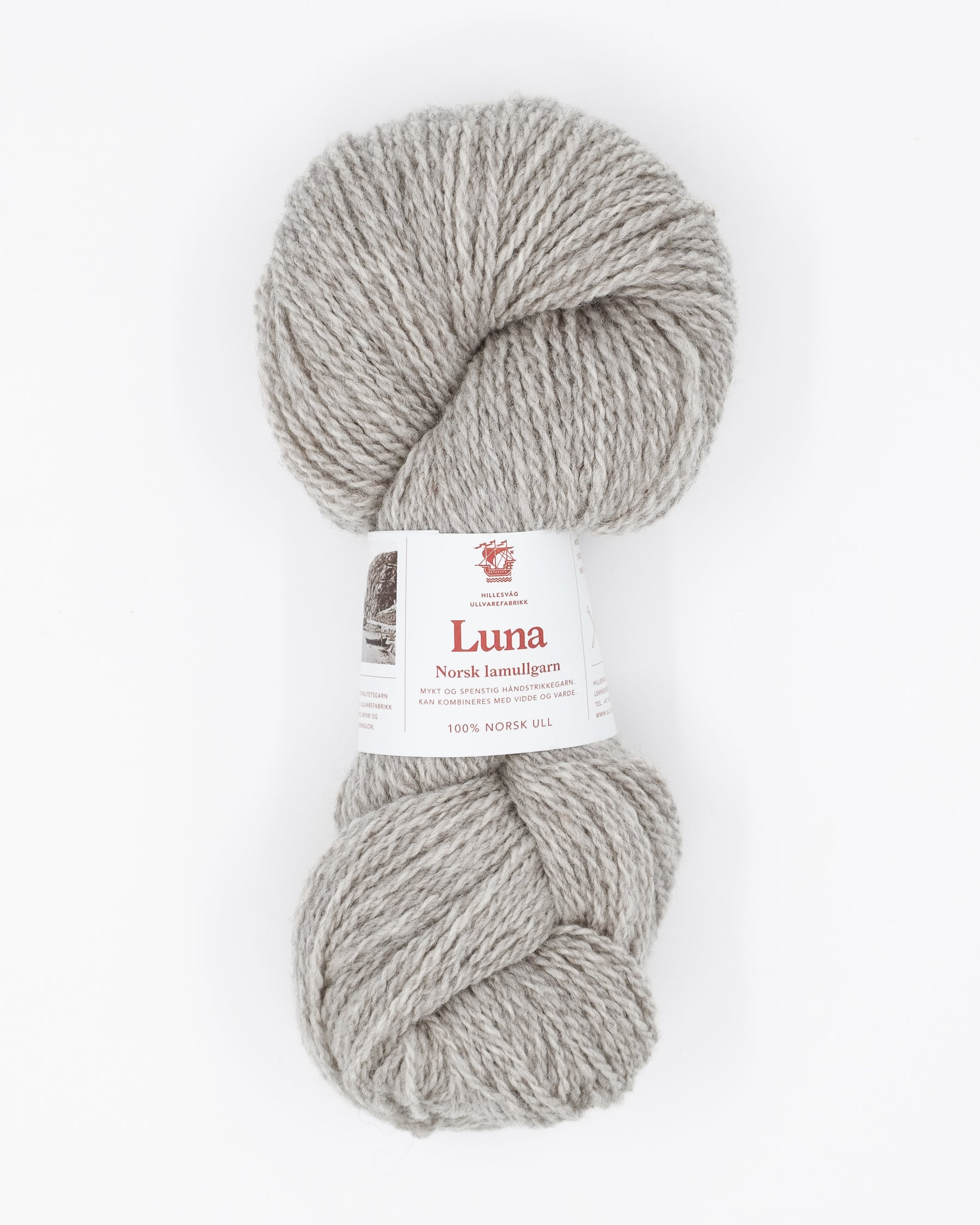 Luna - melert lys brun - 450