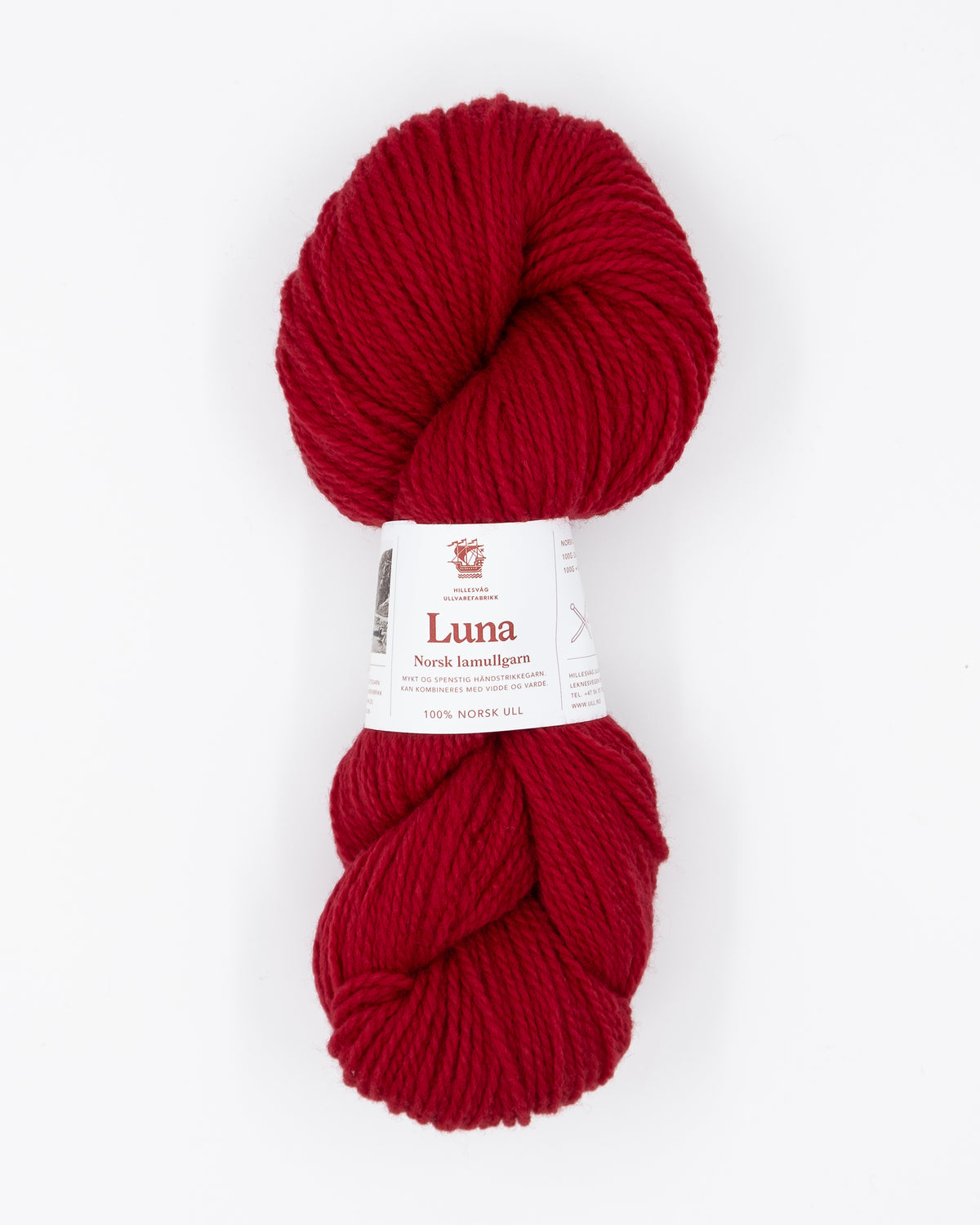Luna - melert lys burgunder