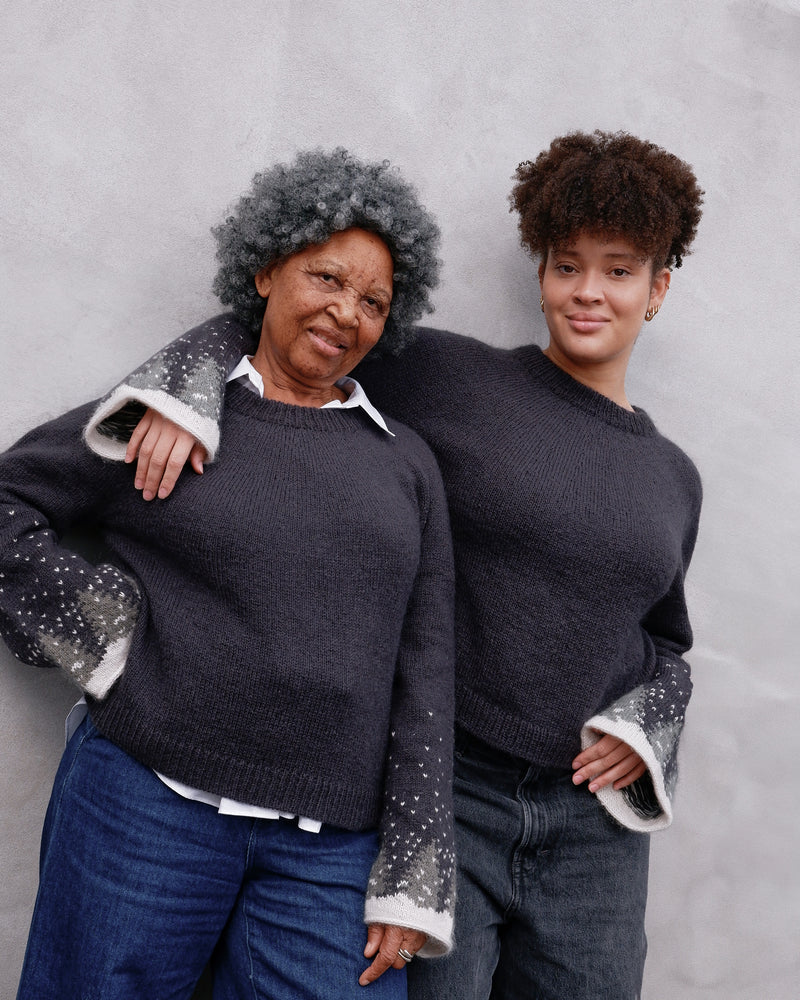 Snö Sweater- Jultröja - Knitting for Olive