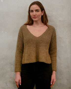 Deep Valley Sweater- Knitting for Olive