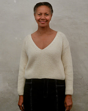 Deep Valley Sweater- Knitting for Olive