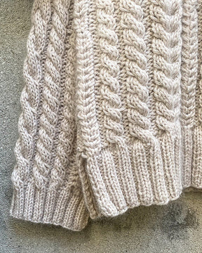 Chunky Cable Sweater- Knitting for Olive