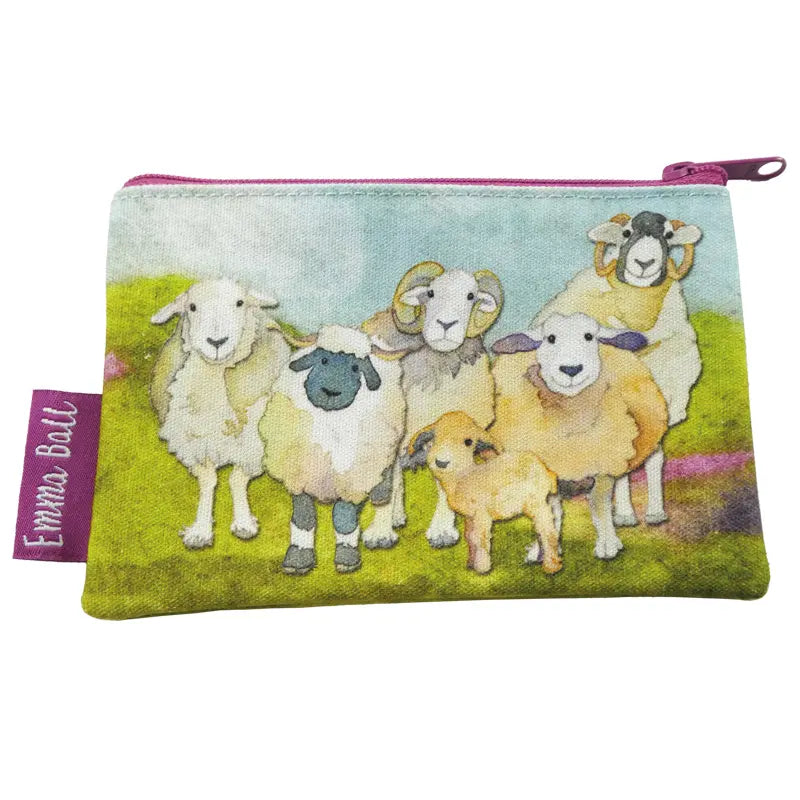 Felted Sheep - Purse / Fodral med dragkedja - Emma Ball