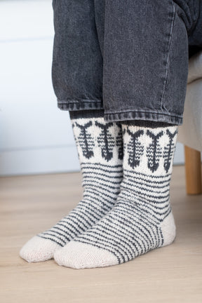 Fiskebein socka