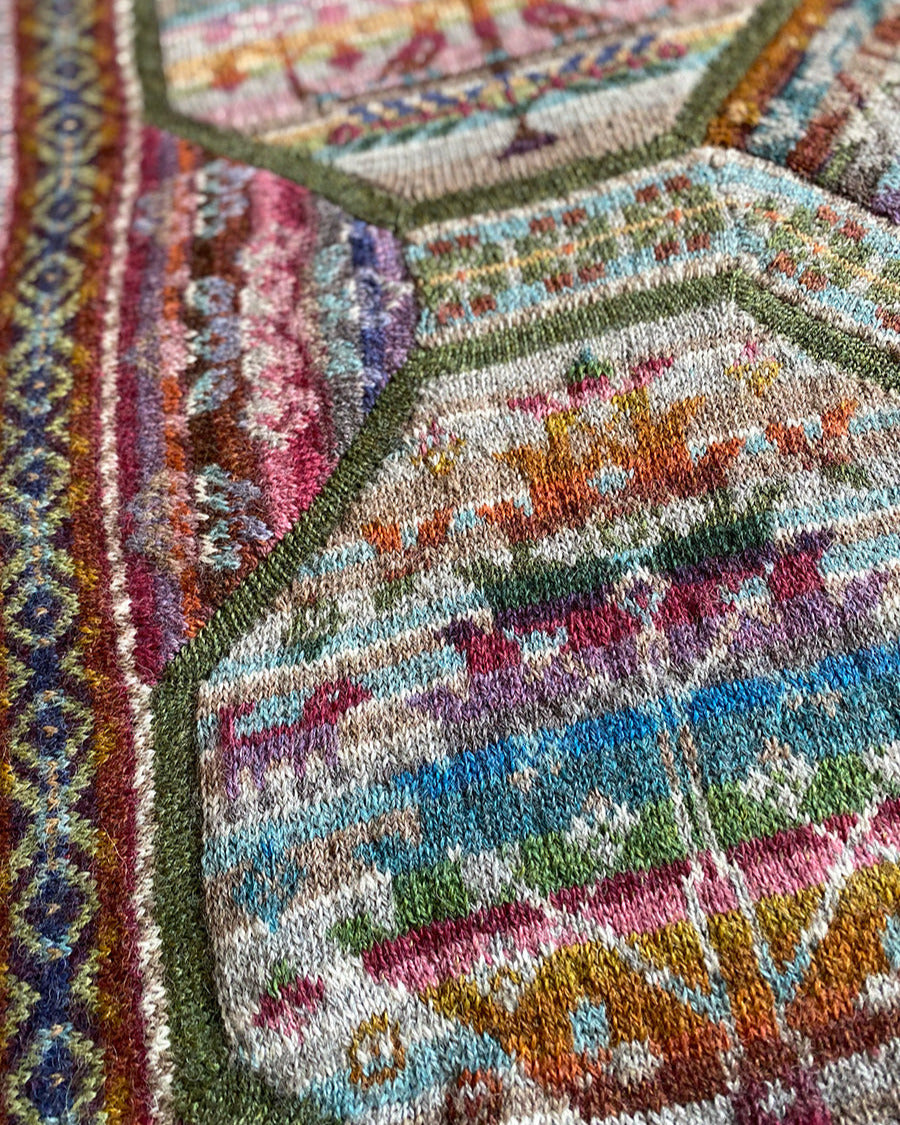 Fairisle club 10  - Tree of Life Throw- Marię Wallin