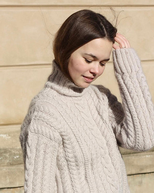 Chunky Cable Sweater- Knitting for Olive