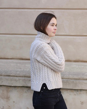 Chunky Cable Sweater- Knitting for Olive