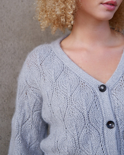 Olive Cardigan V-neck- Knitting for Olive