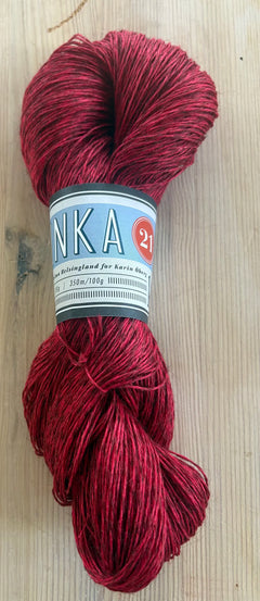 Kalinka 21 wool/linen - Cyclamen