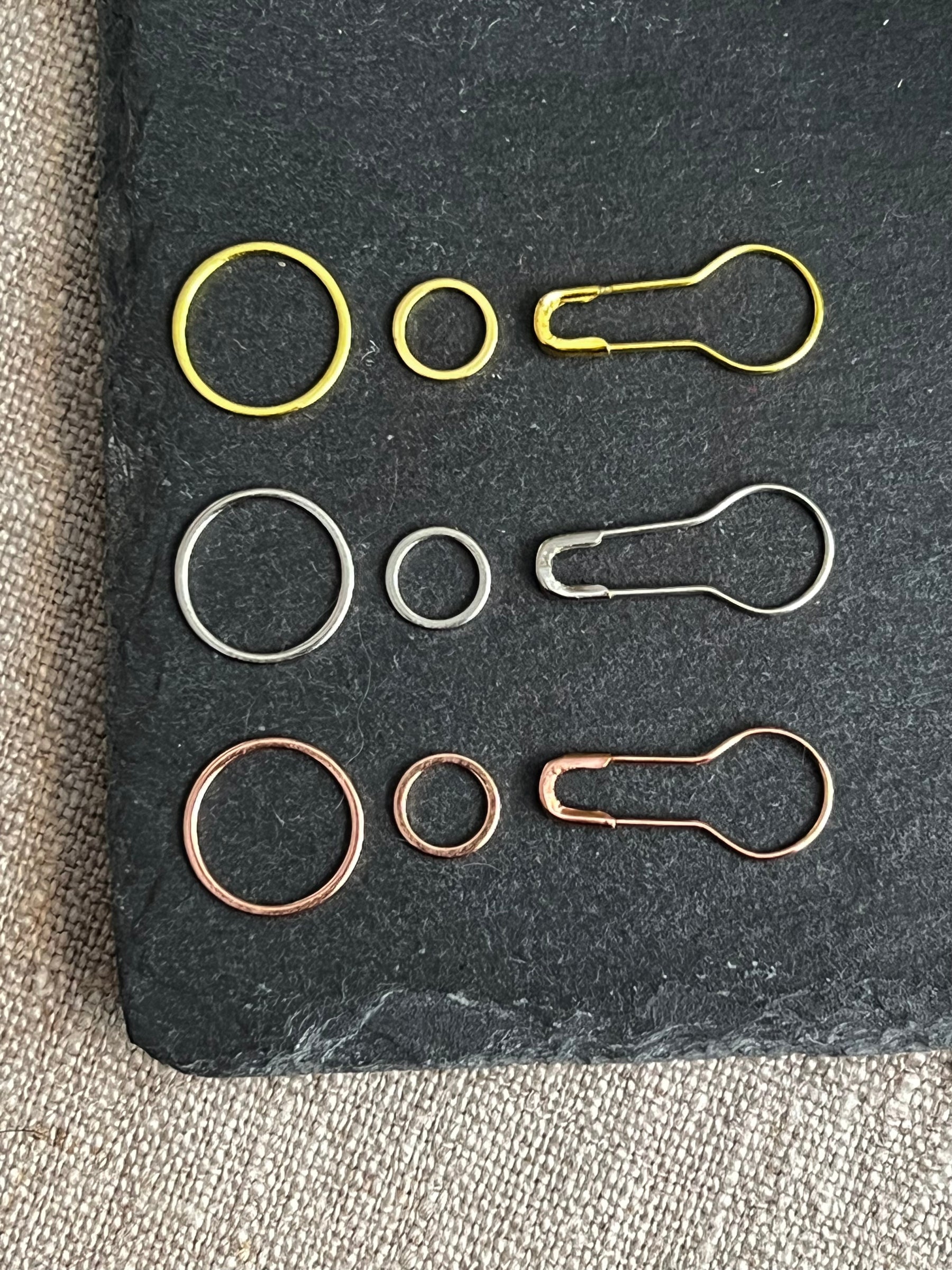 Stitch Markers Precious Metals - Cocoknits