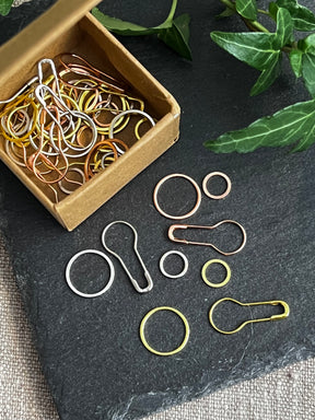 Stitch Markers Precious Metals - Cocoknits