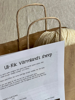 Ull-Rik Värmlands sheep - mönster på engelska!