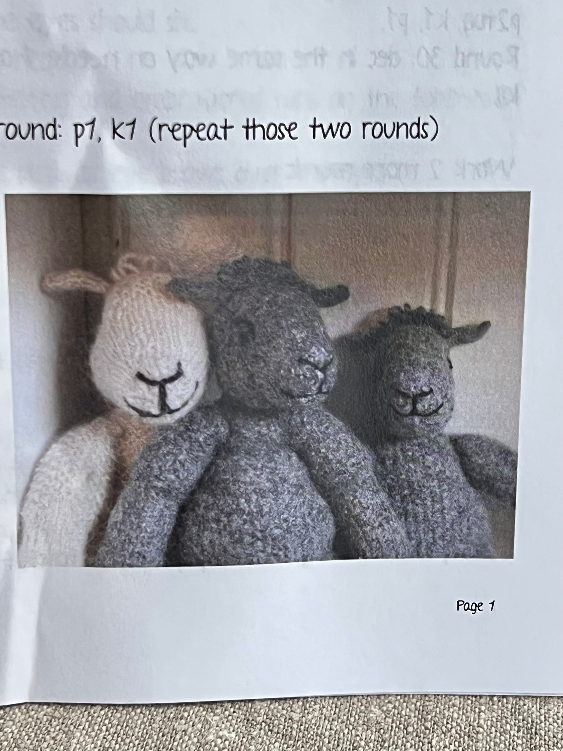 Ull-Rik Värmlands sheep - mönster på engelska!