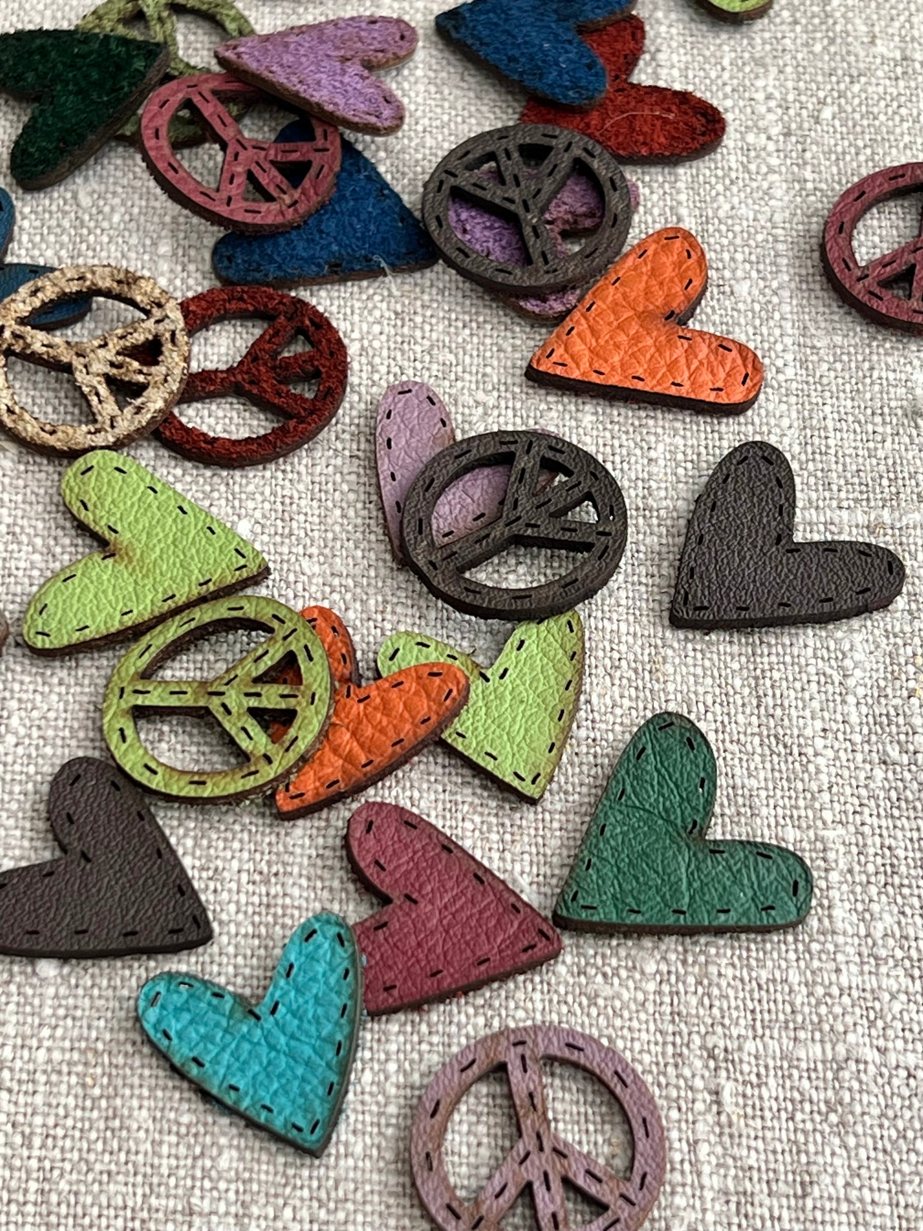 Peace & Love - Lädermärke Peacemärke