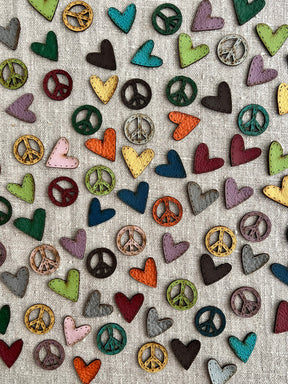 Peace & Love - Lädermärke Peacemärke