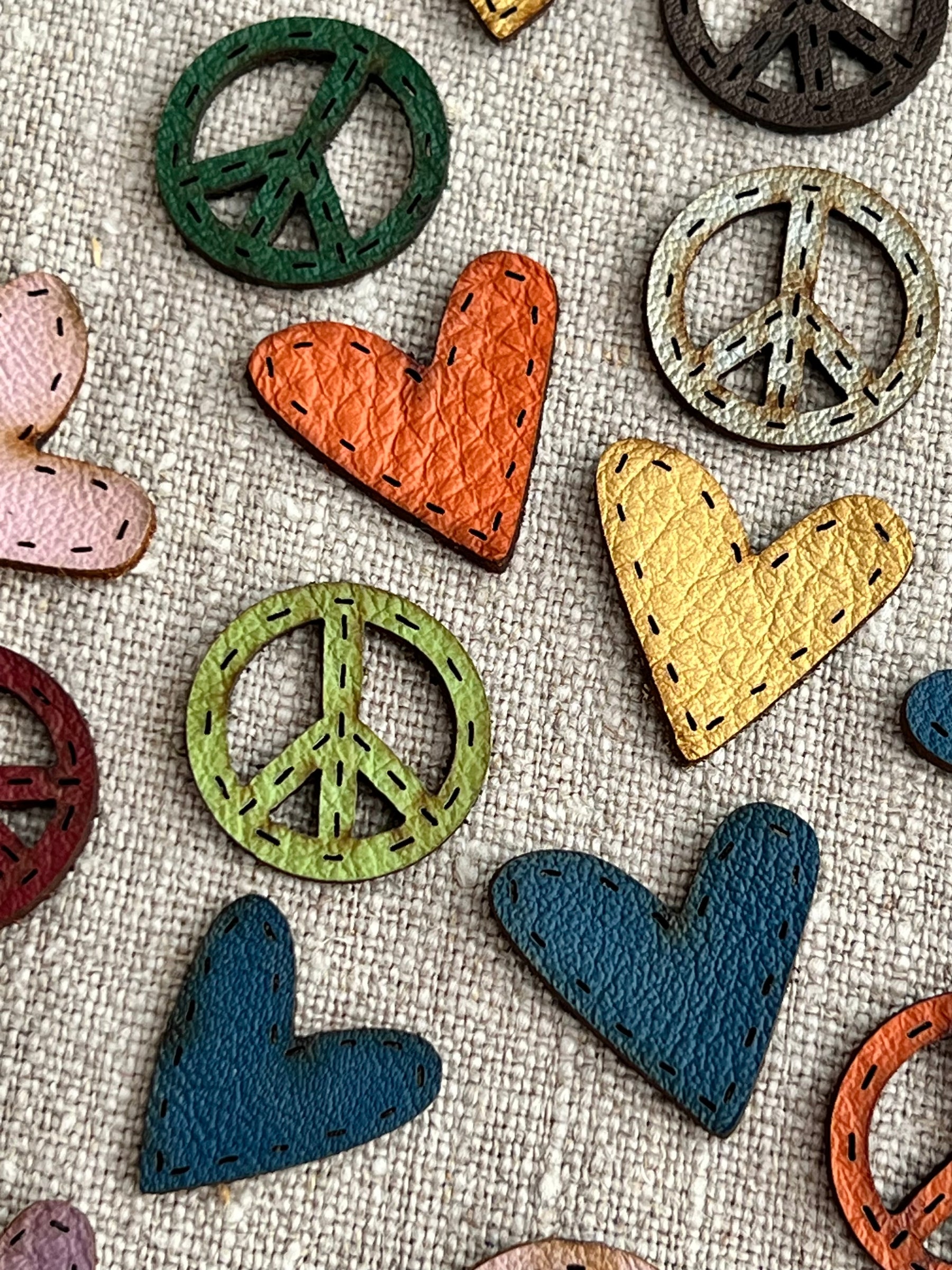 Peace & Love - Lädermärke Peacemärke