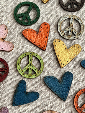 Peace & Love - Lädermärke Peacemärke