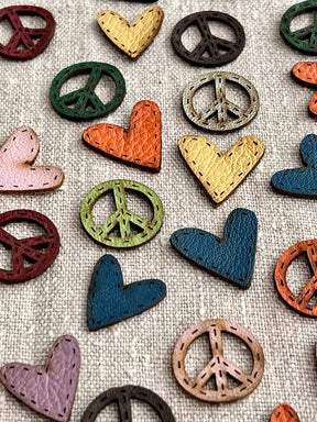 Peace & Love - Lädermärke Peacemärke