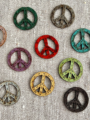 Peace & Love - Lädermärke Peacemärke