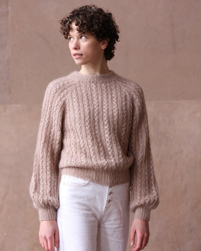 Vaffelsweater - Knitting for Olive