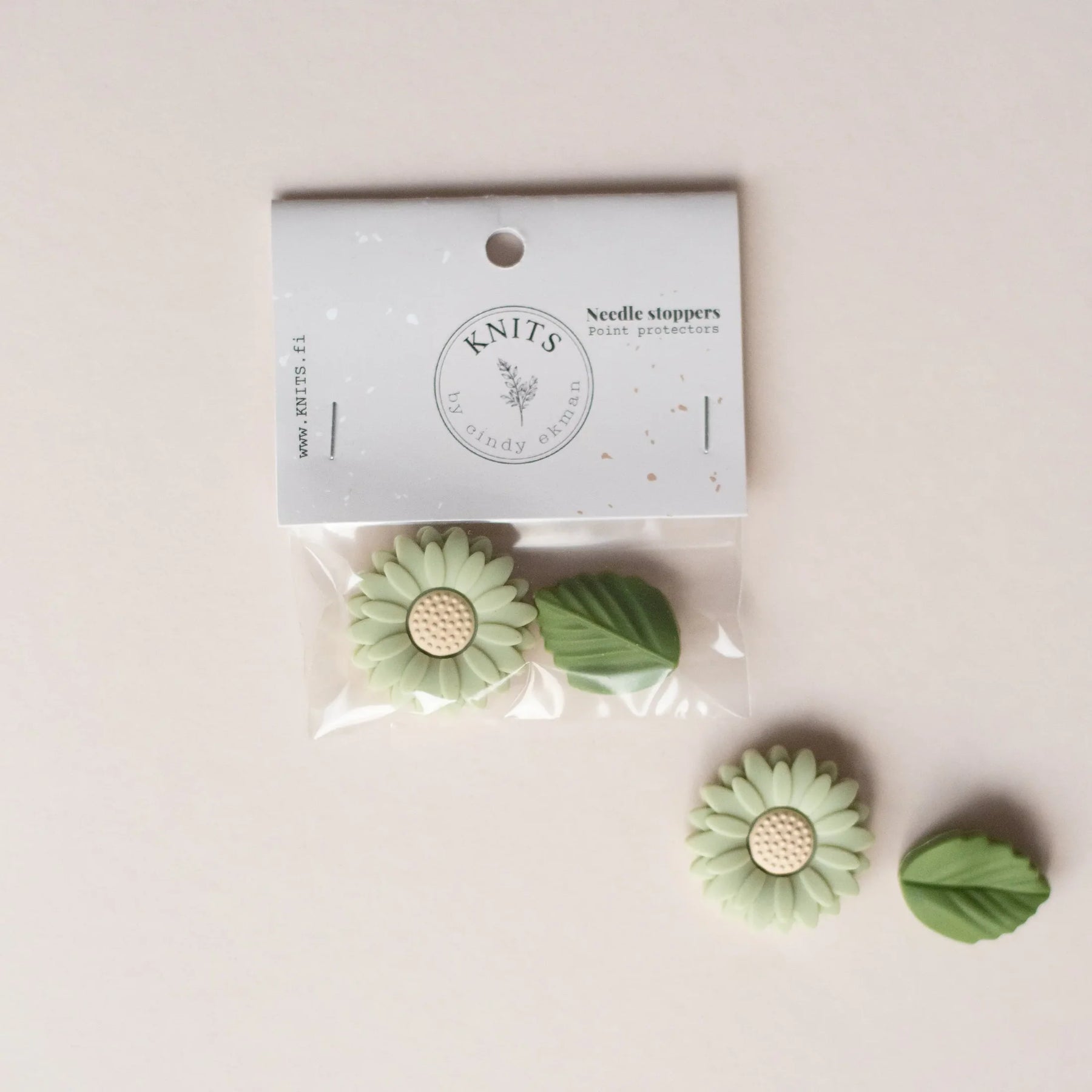 Stickstoppar / Needlestopper Sunflower - KNITS by Cindy Ekman