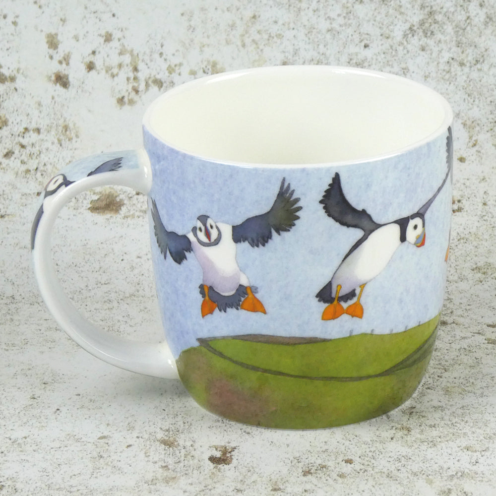 Mugg - Flying Puffins- Emma Ball
