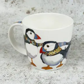 Mugg -  Knitting Puffins - Emma Ball