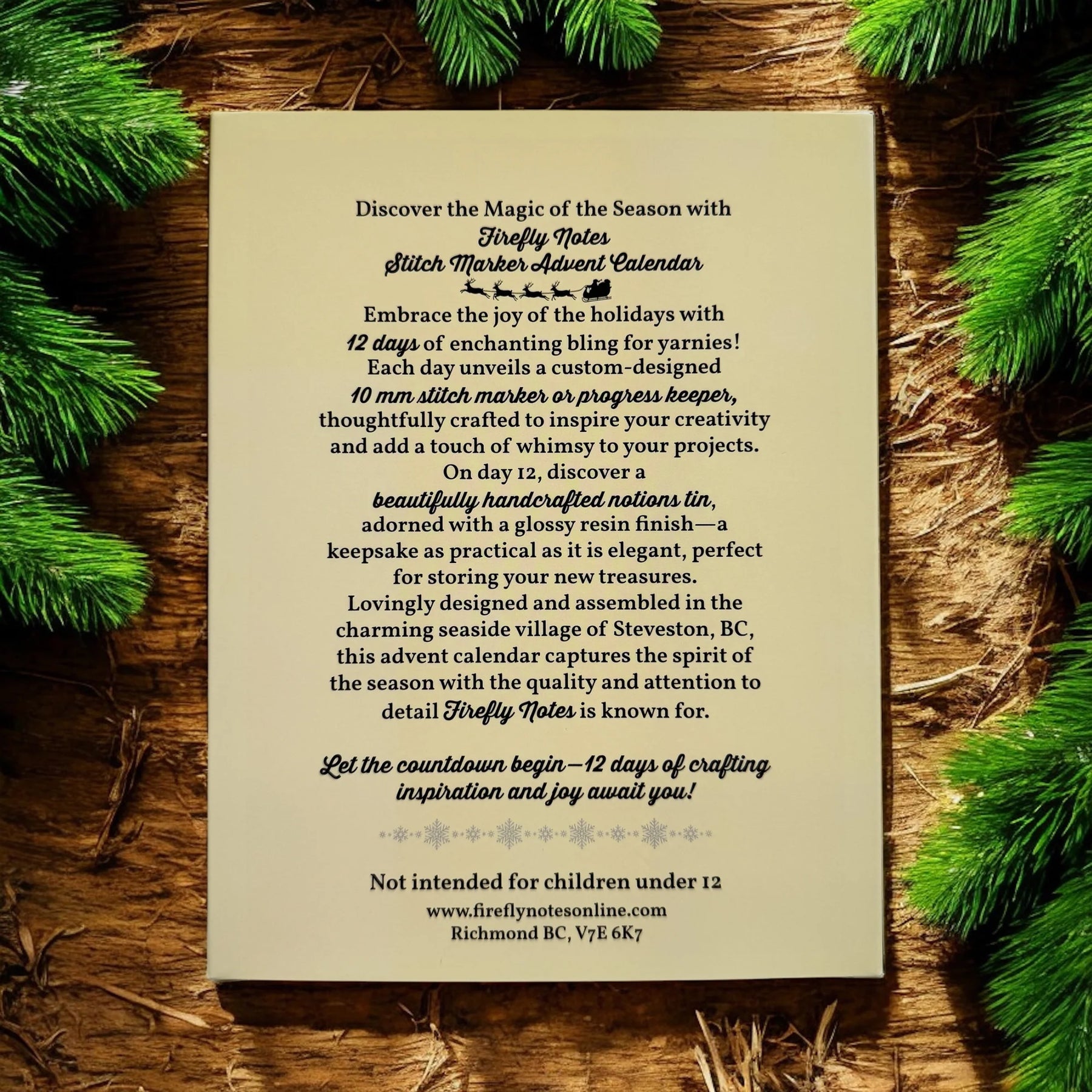 Adventskalender - Stitch Marker Advent Calendar for knitters