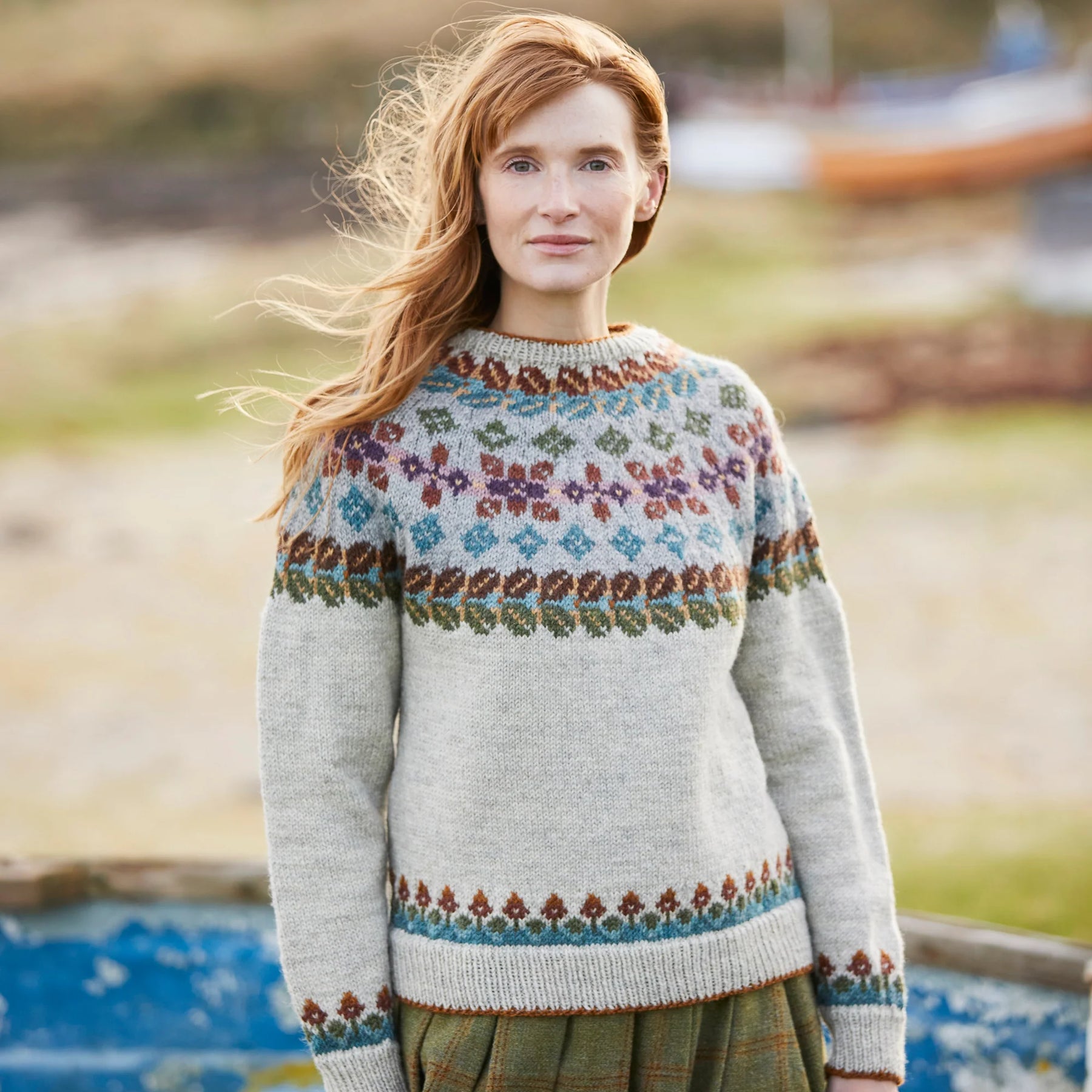 Seahouse sweater- Marie Wallin- Aran