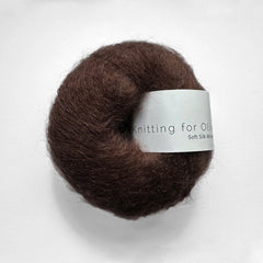 Chocolate/ Chokolade - Soft Silk Mohair