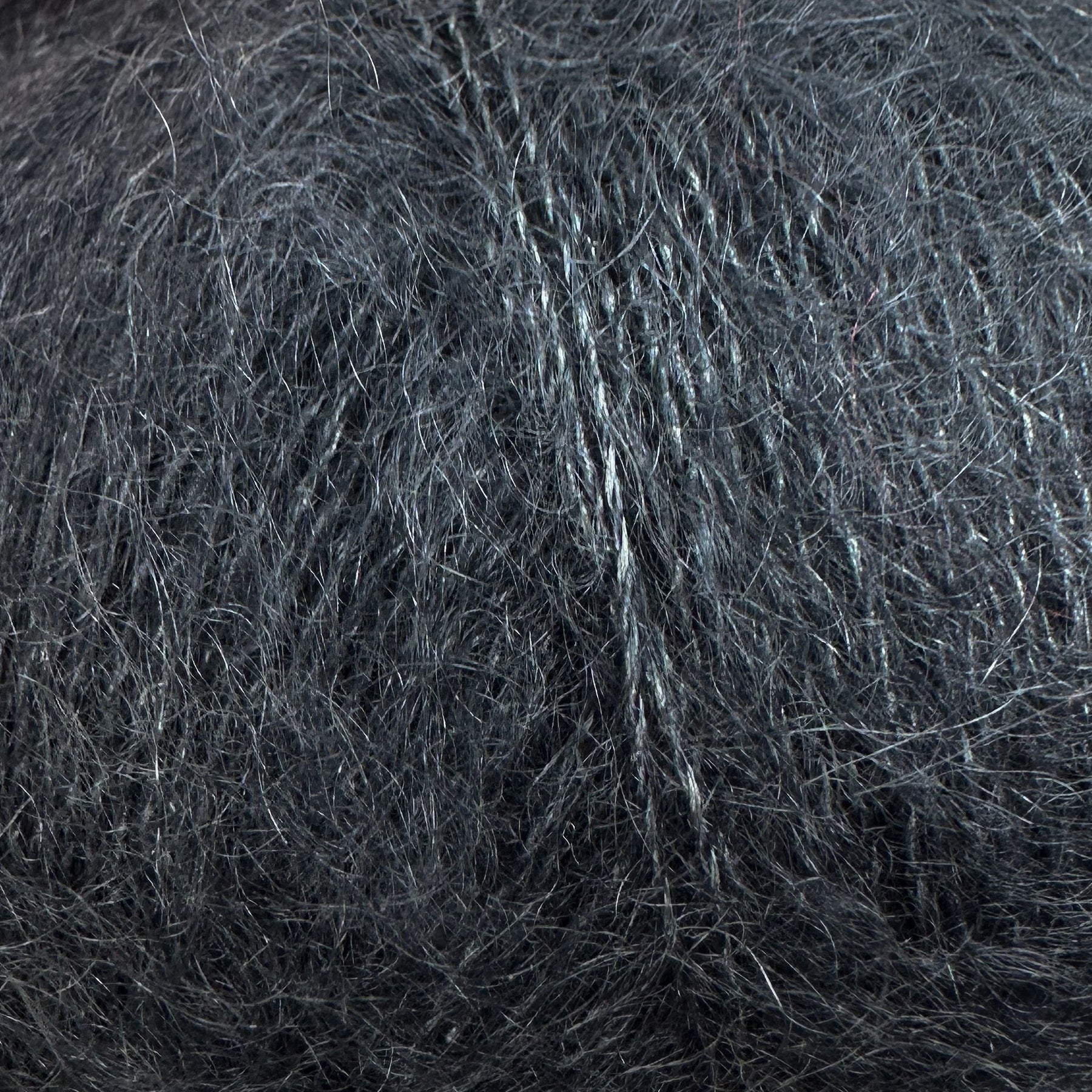 Dusty Blue Whale / Støvet Blåhval - Soft Silk Mohair