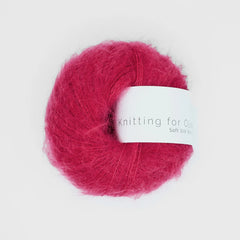 Raspberry red - Soft Silk Mohair