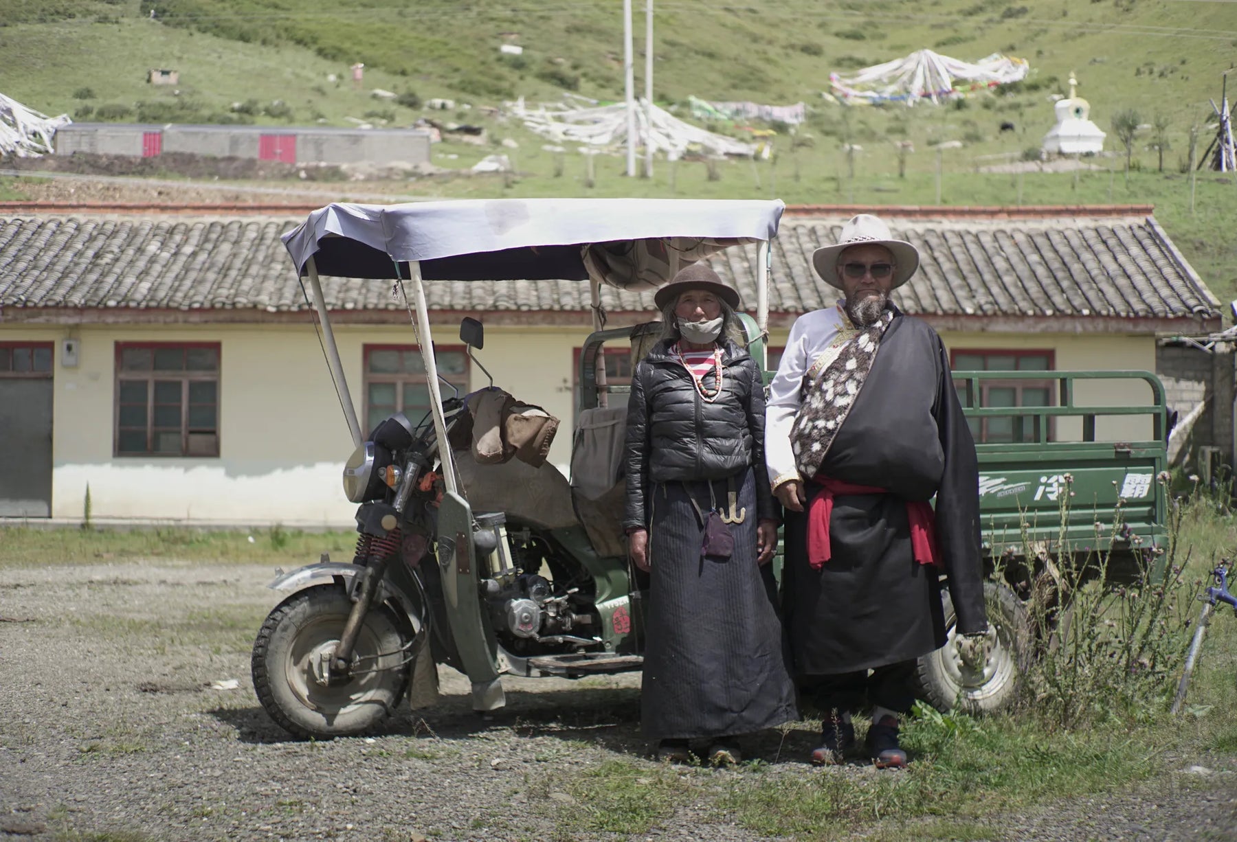 Filtad hatt från Tibet