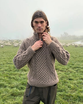 Dagmar Zipper Sweater Man - PetiteKnit