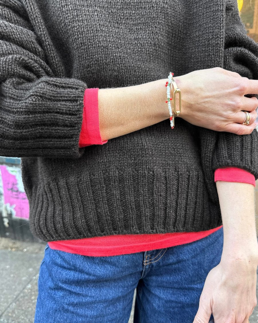 Hannah Sweater O-neck - PetiteKnit