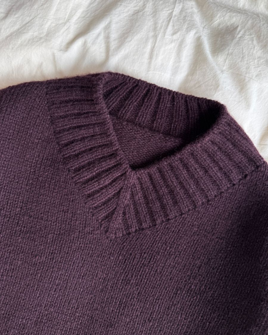 Hannah Sweater V-neck - PetiteKnit