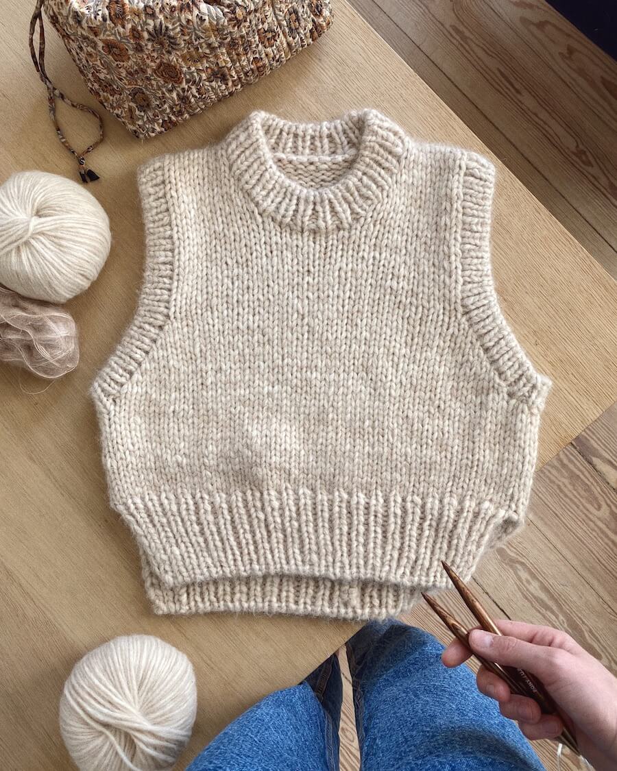 Holiday Slipover- Petite Knit