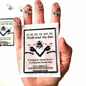 Stitch Markers - Birds and Bees