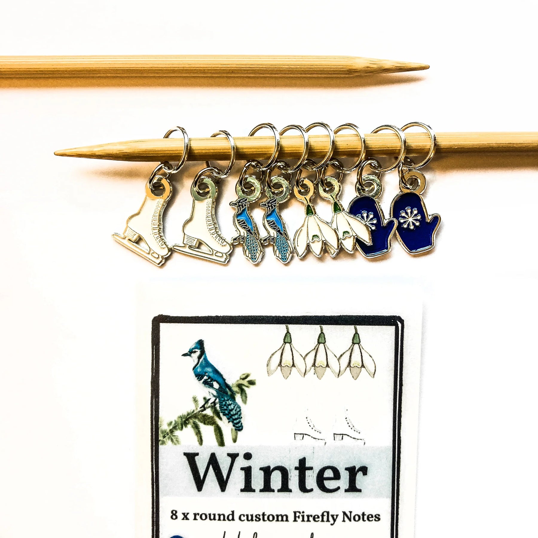 Knitting markers - Winter