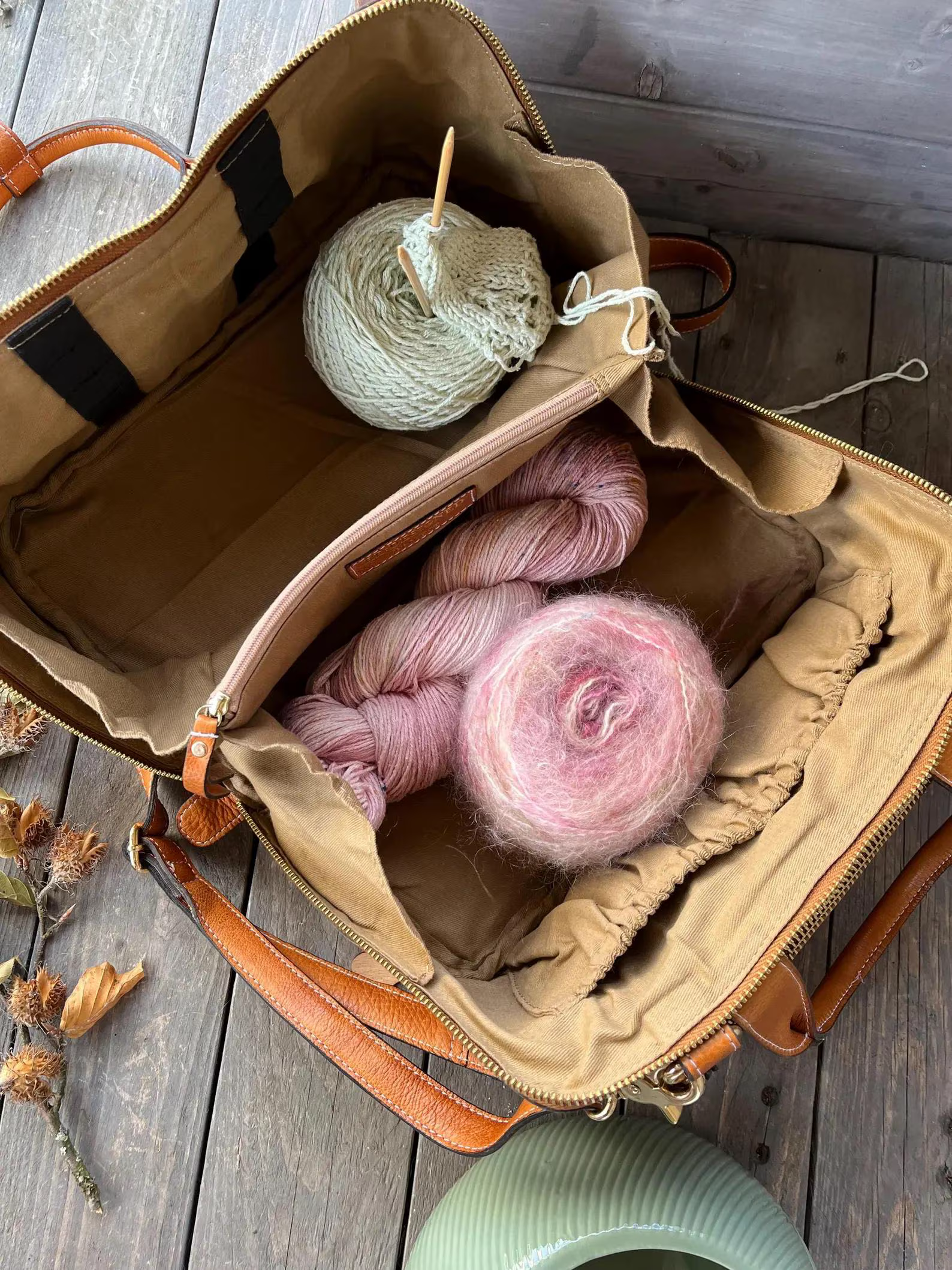 Redesigned Project 39 - walnut/gold