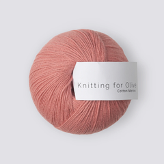 RHUBARB ROSE - Cotton Merino