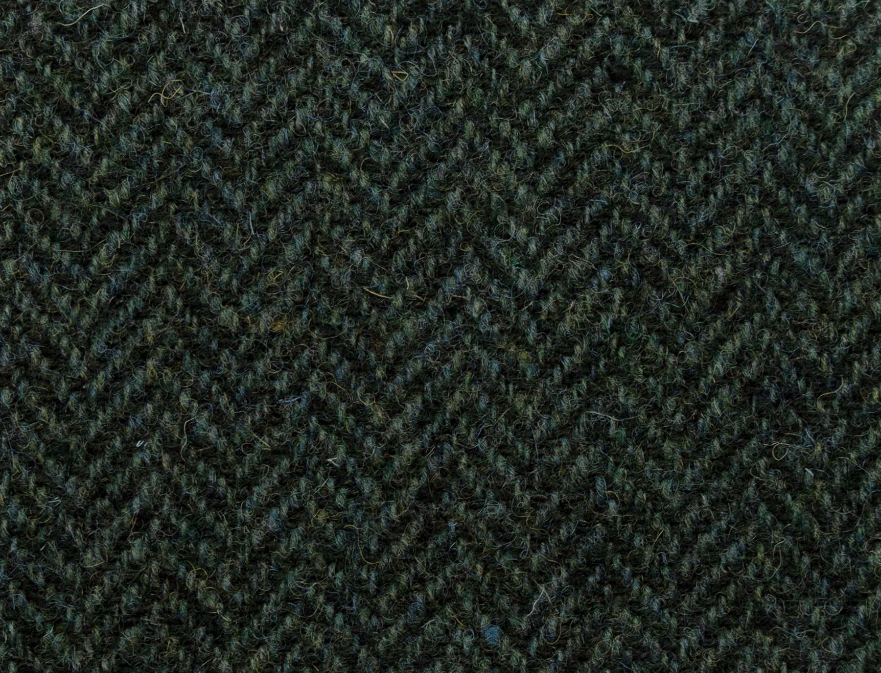 The Winter Wonder Whirl Skirt - Teal & Forest herringbone tweed