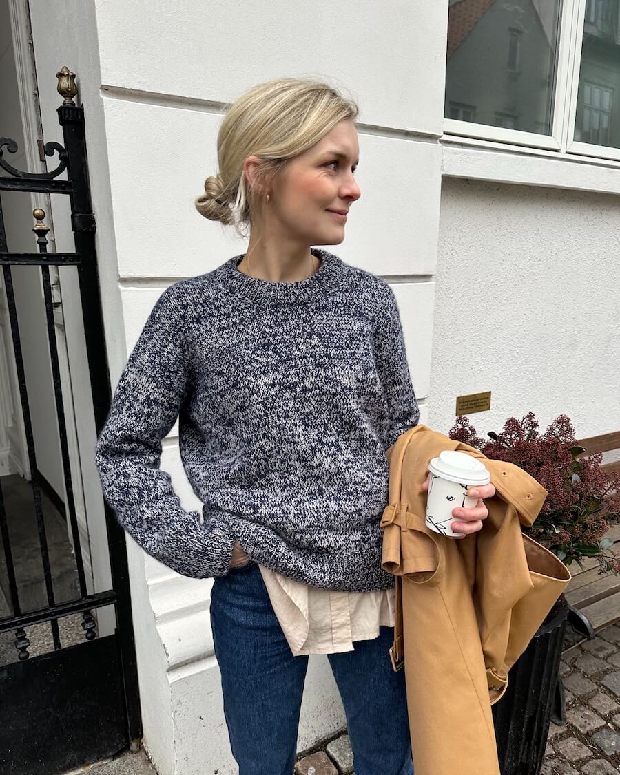 Melange Sweater - PetiteKnit